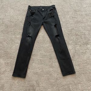 Men’s black jeans (slim style)